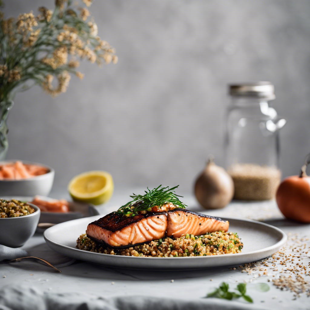 Blackened Salmon with Quinoa